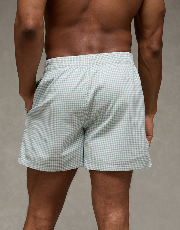 Boxer clásico de popelina con bolsillo para hombre Aeo - Caqui 0231_0005_375_ob