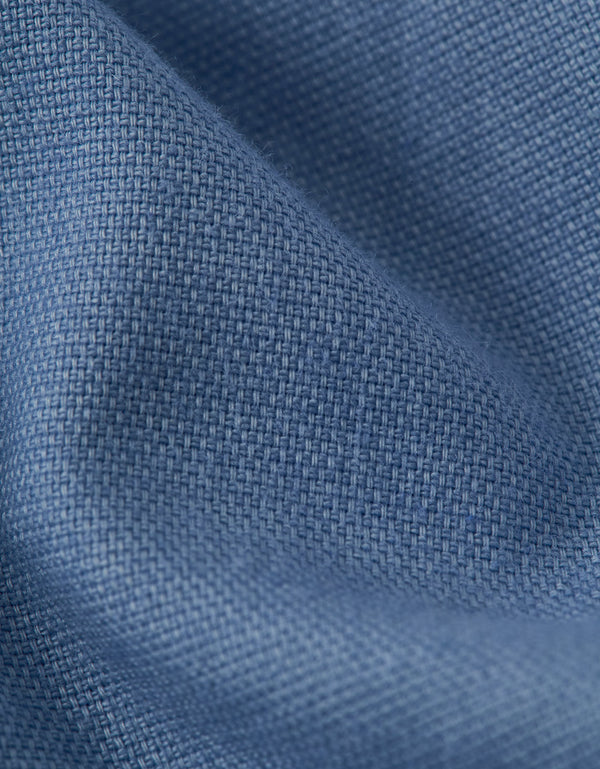 Boxer clásico de popelina con bolsillo para hombre Aeo - Azul