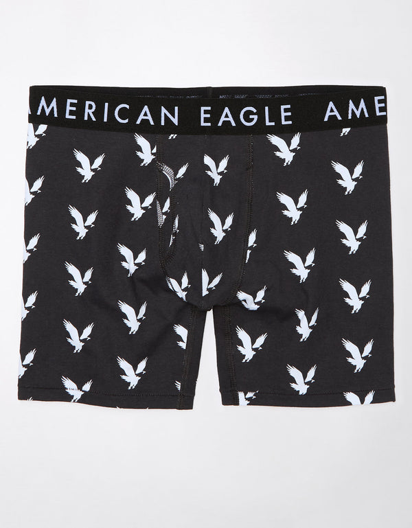 Bóxer AE con águilas estampadas 6 - Negro
