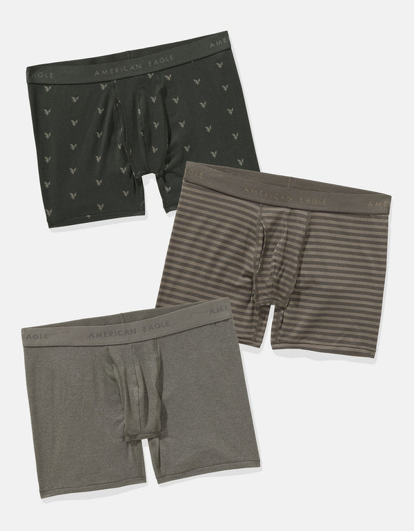Paquete de 3 bóxers clásicos de hombre AE - Multicolor