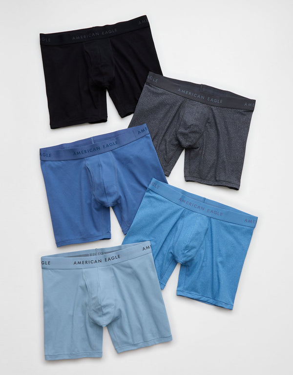 Calzoncillos Clásicos para Hombre Aeo Paquete de 5. - Multicolor