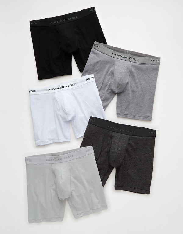 Calzoncillos Clásicos para Hombre Aeo Paquete de 5. - Multicolor