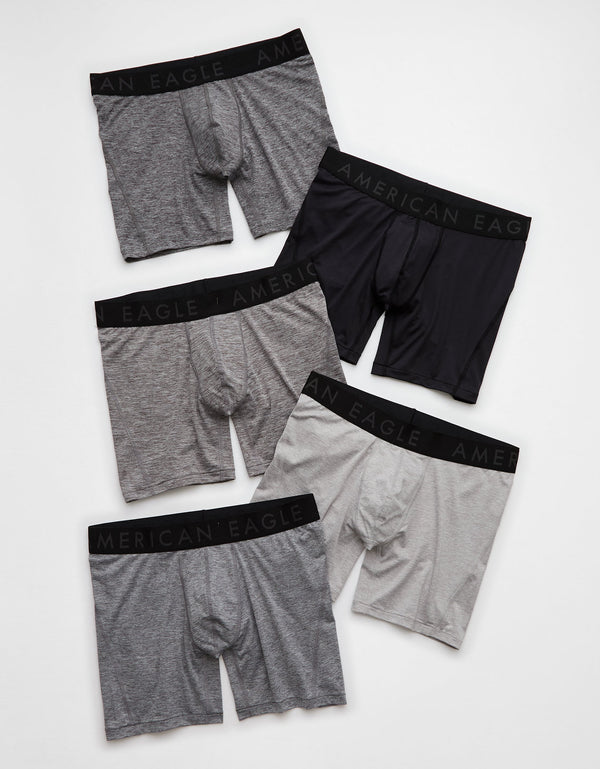 Calzoncillos Clásicos para Hombre Aeo Paquete de 5. - Multicolor