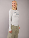 Camiseta Manga Larga Ae - Gris 0300_1377_005_of