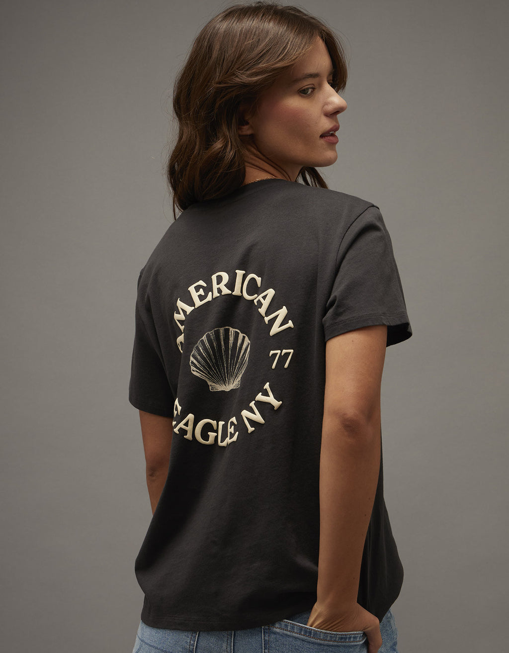 Camiseta de Lujo Cotidiano AE - Negro 0300_1611_094_ob