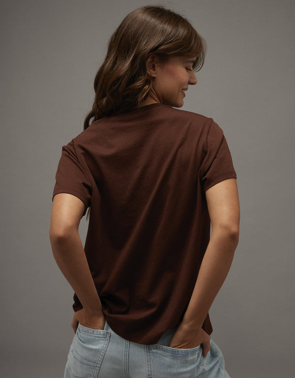 Camiseta de Lujo Cotidiano AE - Café