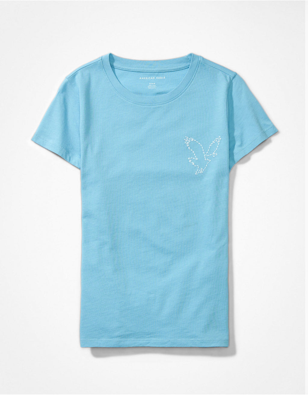 Camiseta AE gráfica con corte ajustado - Azul 0300_8743_321_f
