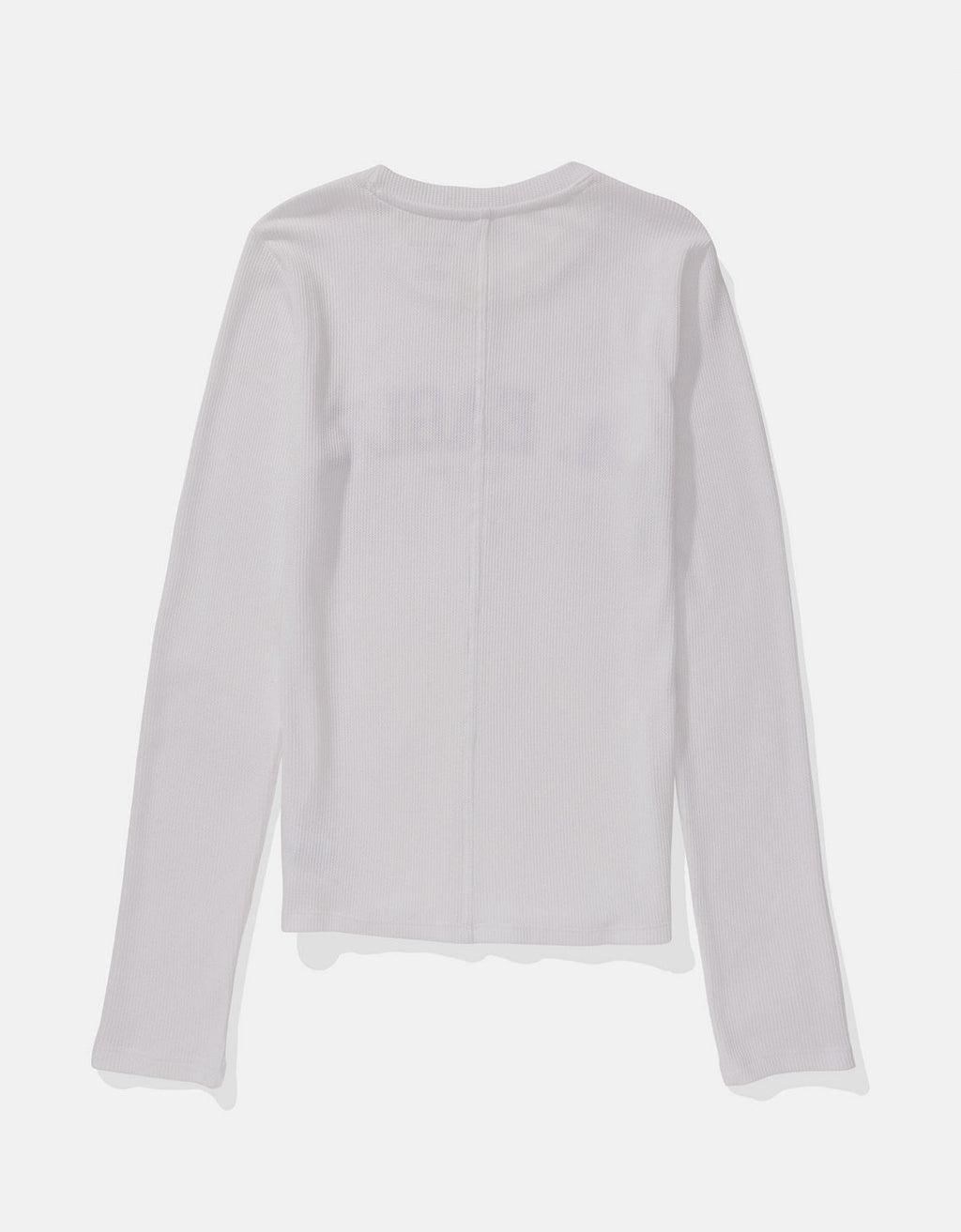 Camiseta AE gráfica con corte ajustado manga larga - Blanco 0300_9073_100_b