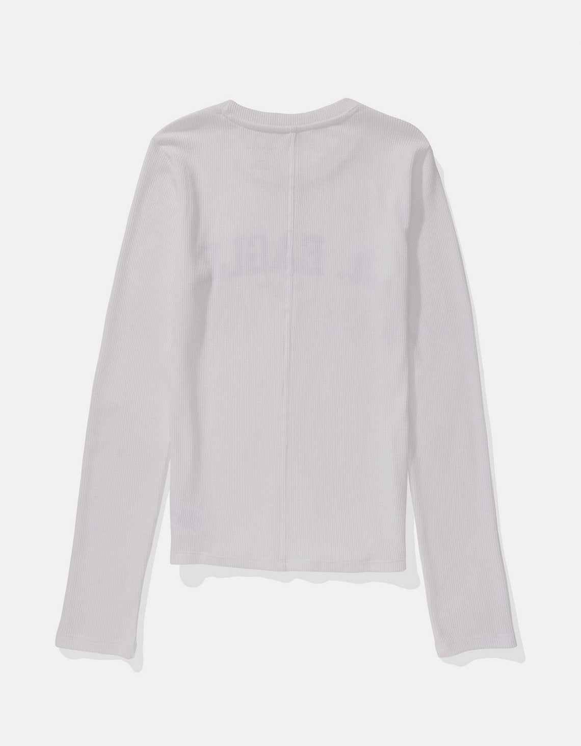 Camiseta AE gráfica con corte ajustado manga larga - Blanco 0300_9073_100_b