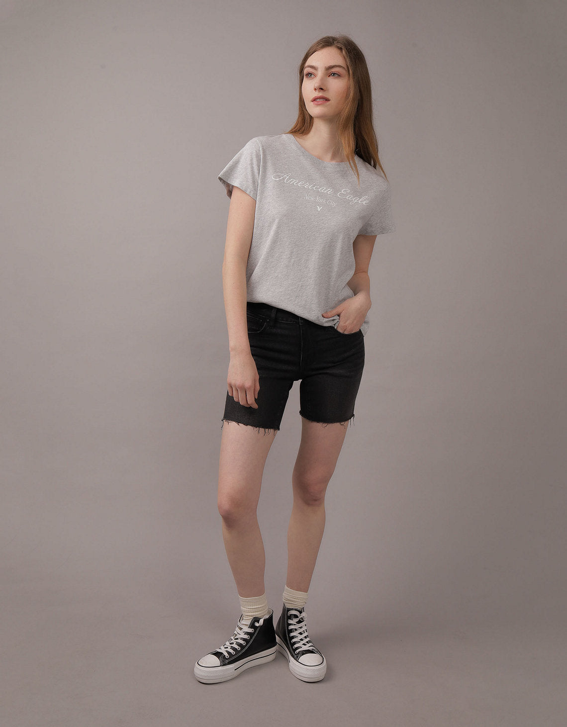 Camiseta AE gráfica con corte ajustado - Generico 0300_9462_050_of