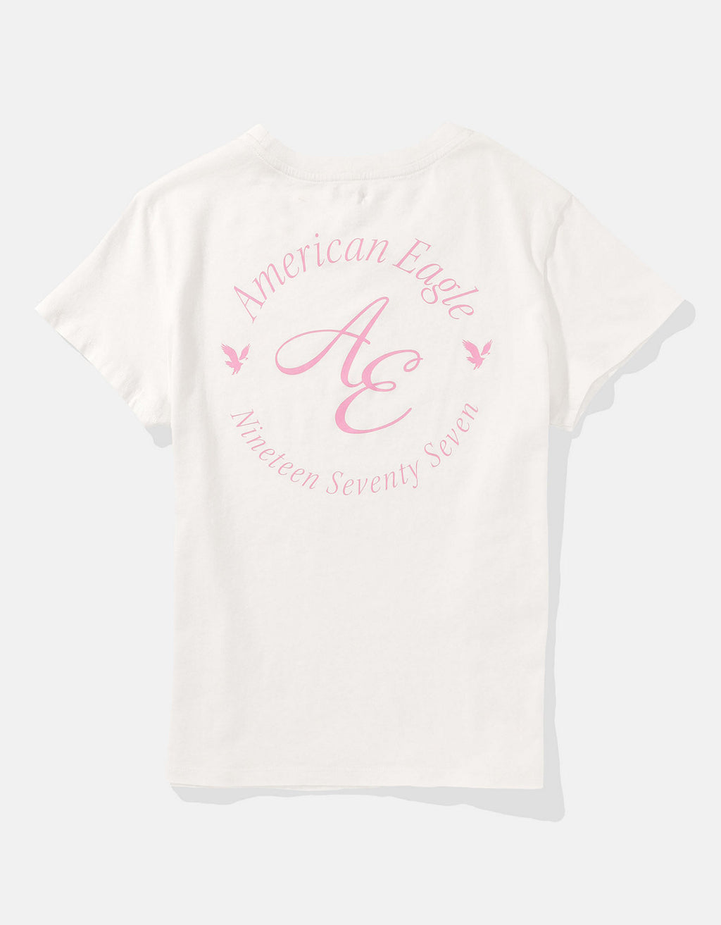 Camiseta AE gráfica con corte ajustado - Blanco 0300_9462_140_b