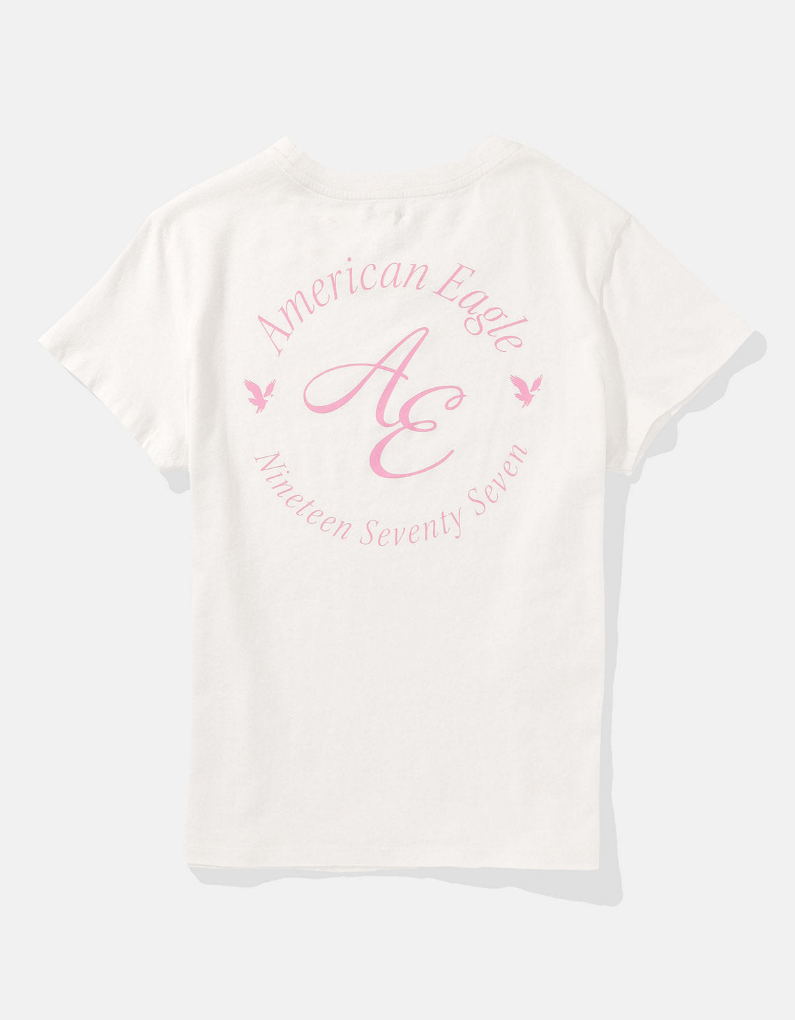 Camiseta AE gráfica con corte ajustado - Blanco 0300_9462_140_b