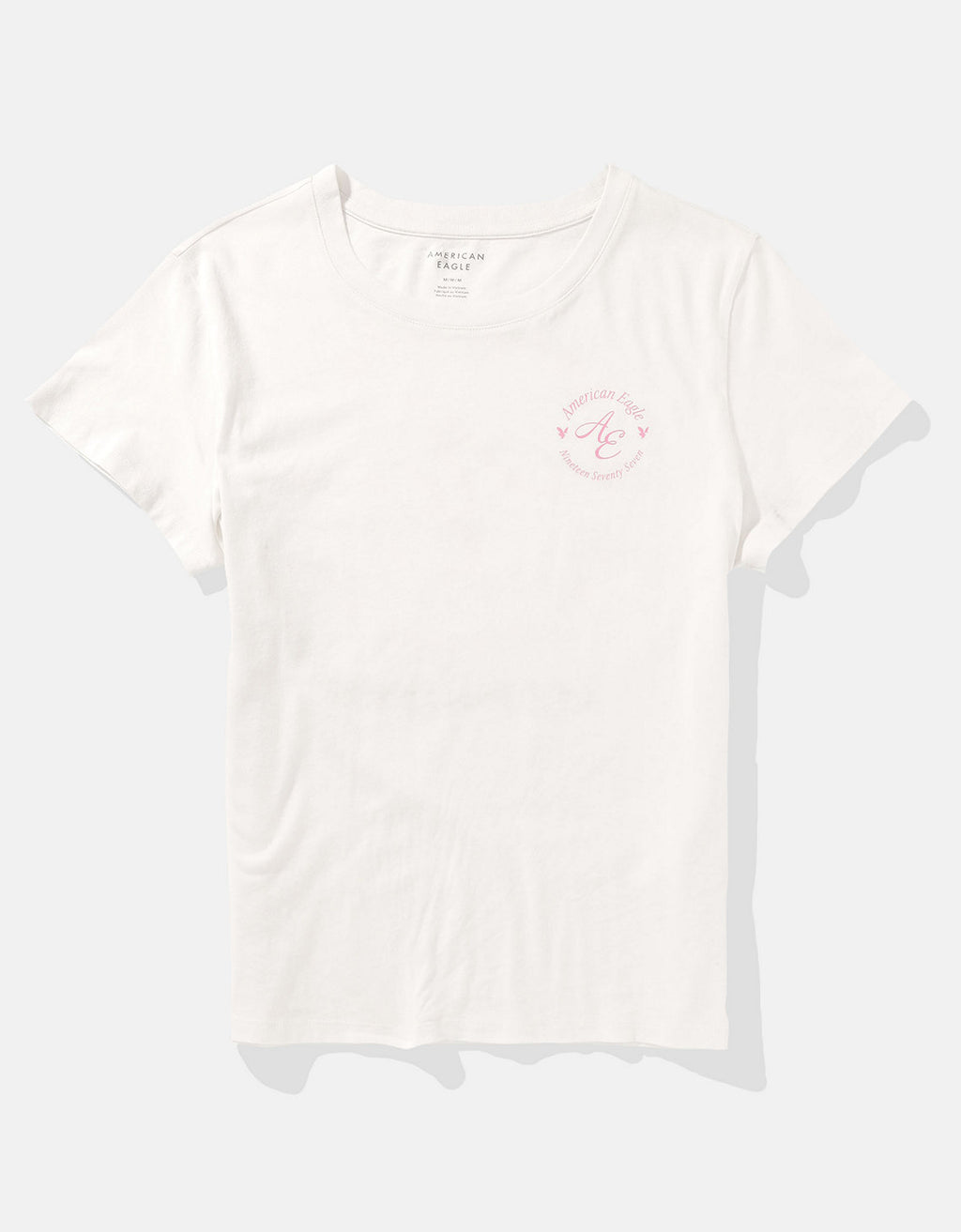 Camiseta AE gráfica con corte ajustado - Blanco 0300_9462_140_f