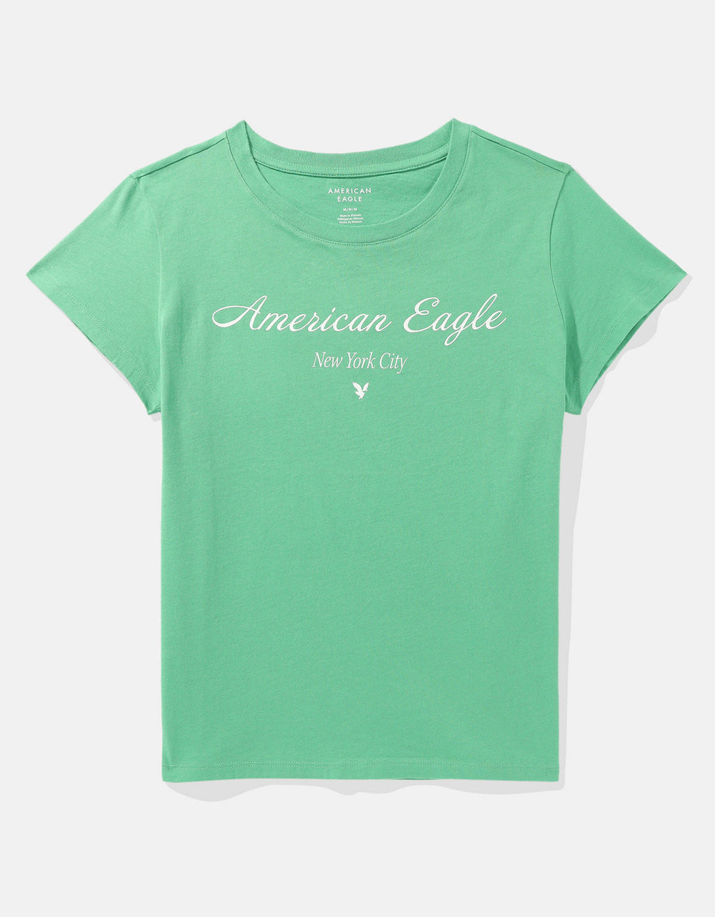 Camiseta AE gráfica con corte ajustado - Verde 0300_9462_300_f