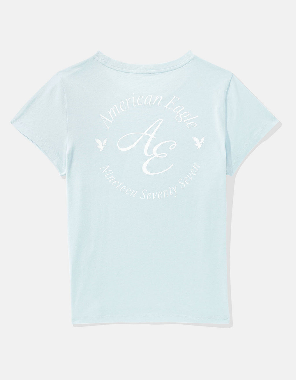 Camiseta AE gráfica con corte ajustado - Azul 0300_9462_401_b