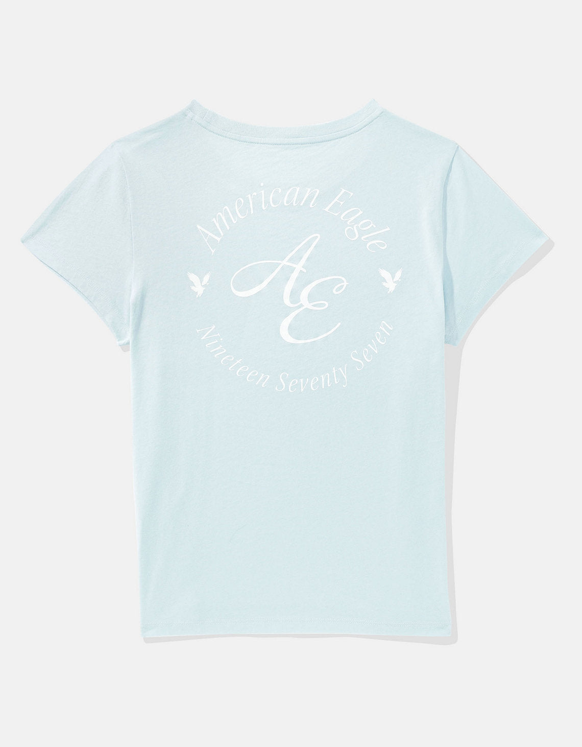 Camiseta AE gráfica con corte ajustado - Azul 0300_9462_401_b