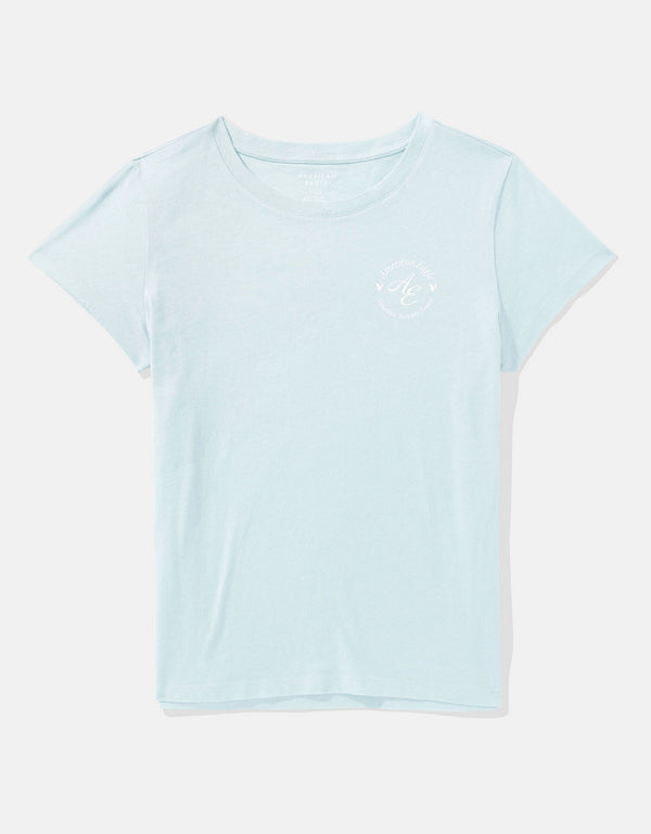 Camiseta AE gráfica con corte ajustado - Azul