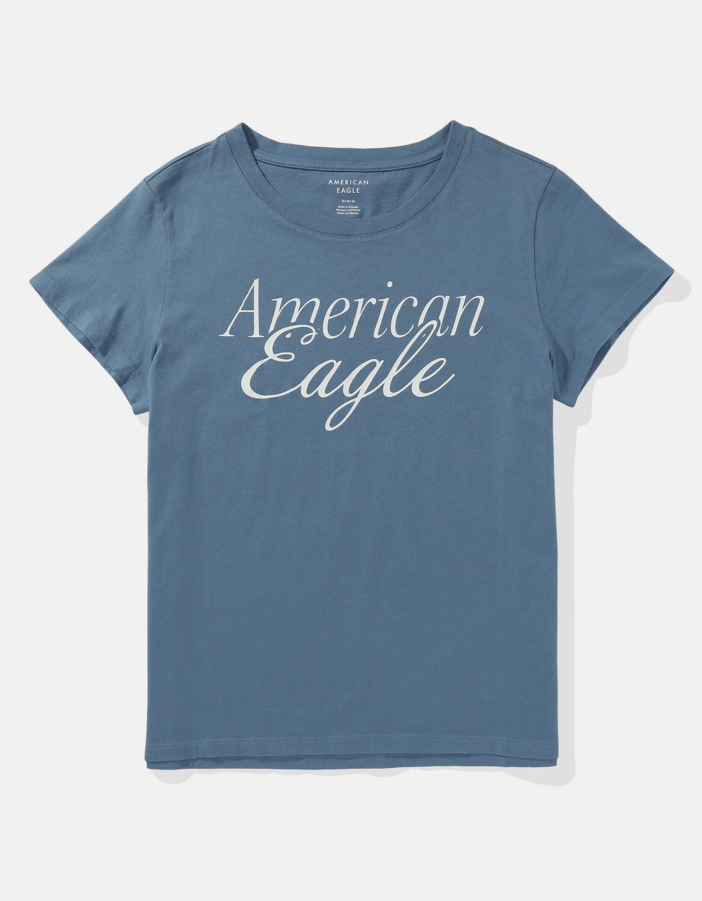 Camiseta AE gráfica con corte ajustado - Azul 0300_9462_532_f