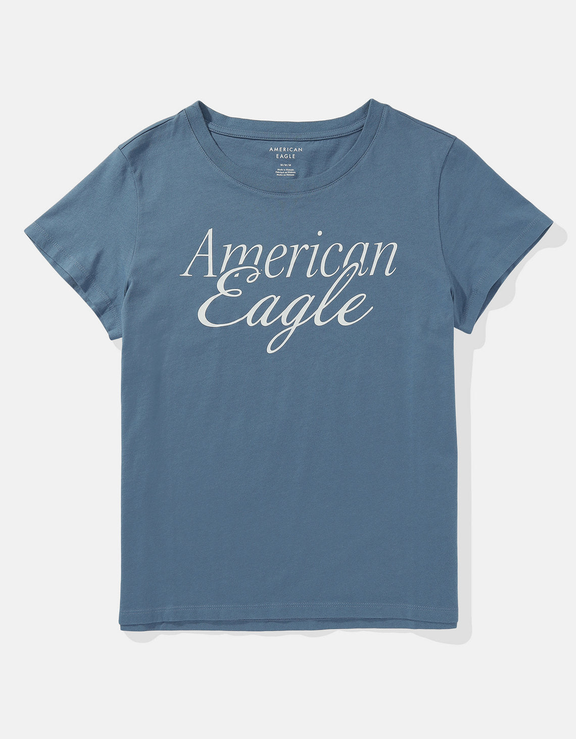 Camiseta AE gráfica con corte ajustado - Azul 0300_9462_532_f