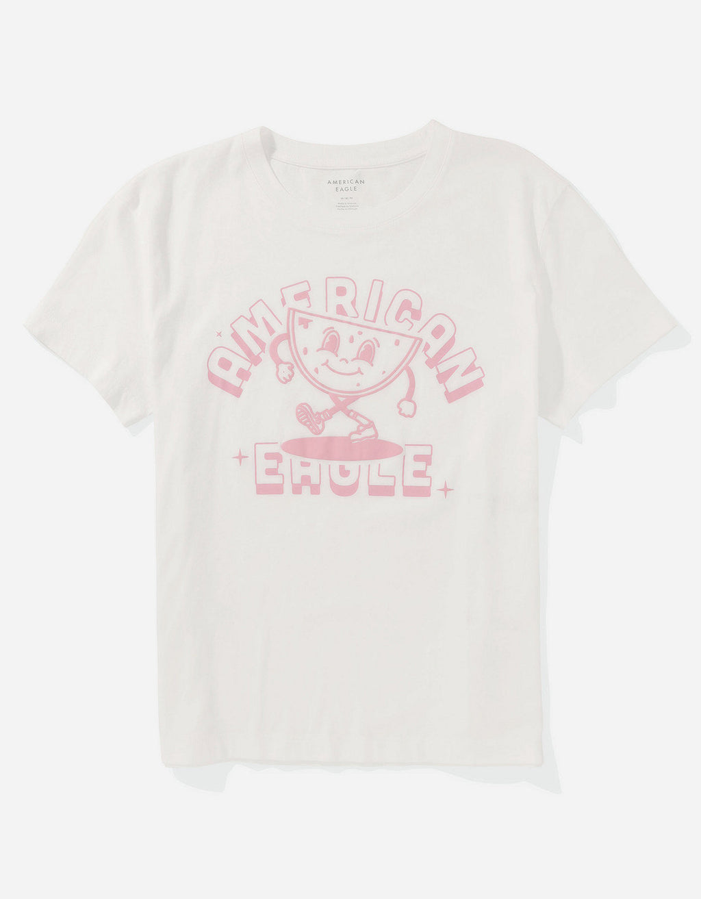 Camiseta AE gráfica con corte ajustado - Blanco 0300_9514_100_f