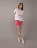 Camiseta AE gráfica con corte ajustado - Blanco 0300_9514_100_of