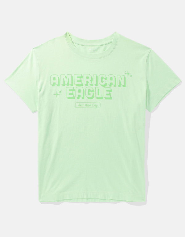 Camiseta AE gráfica con corte ajustado - Verde