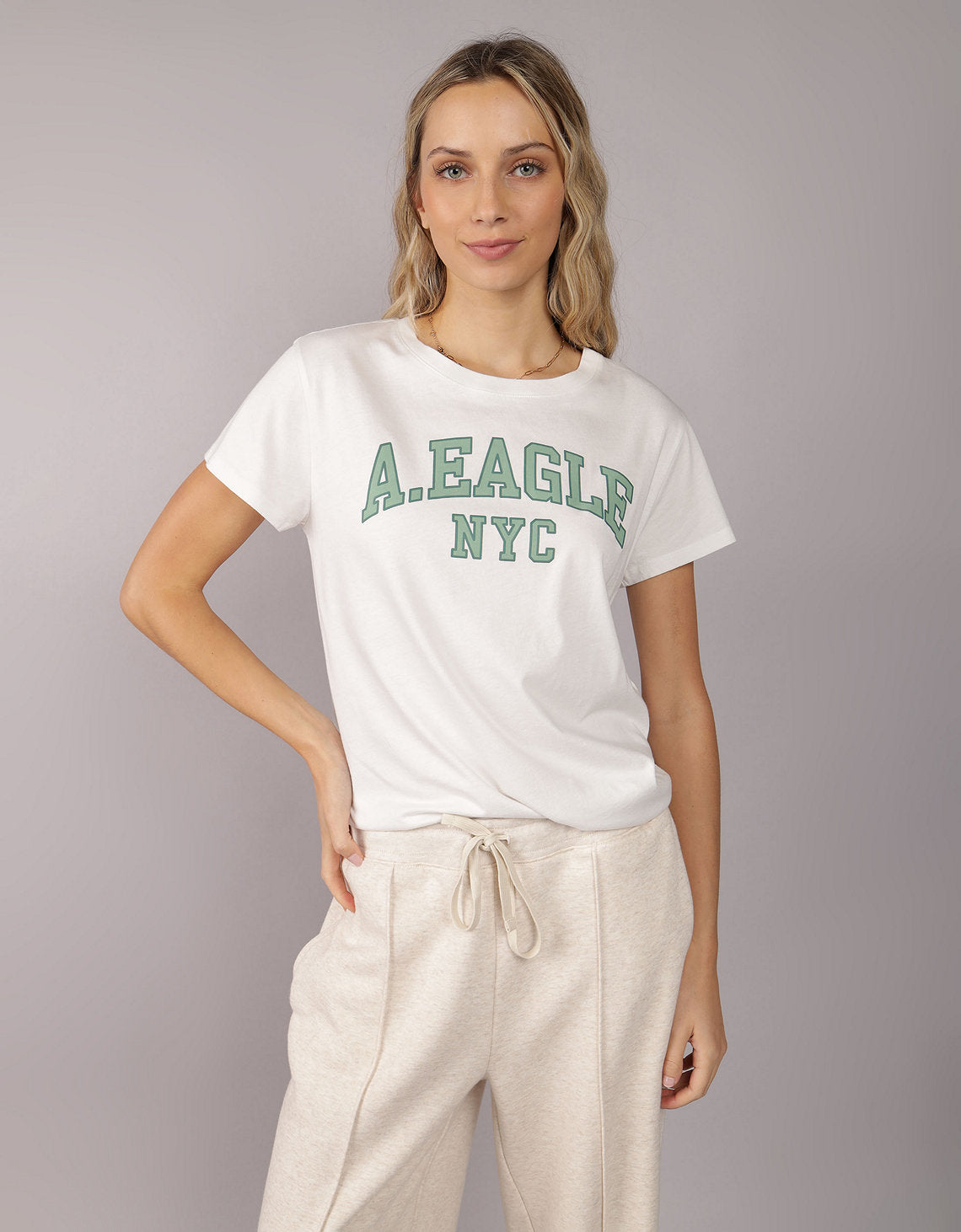 Camiseta con Gráfico Manga Corta Mujer AE - Generico 0300_9750_109_of