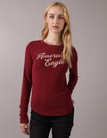 Camiseta cuello redondo Manga Larga con gráfico Mujer AE - Generico 0300_9751_613_of
