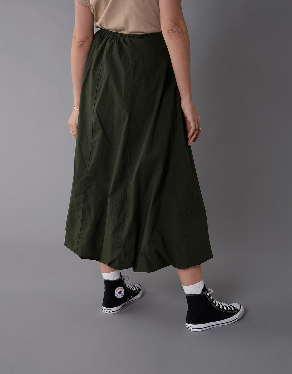 Falda Maxi de Tiro Alto con efecto Globo para Mujer - Generico 0313_5116_309_ob
