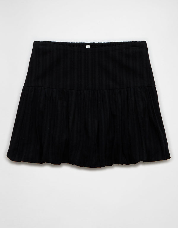 Falda Bubble Ae - Negro