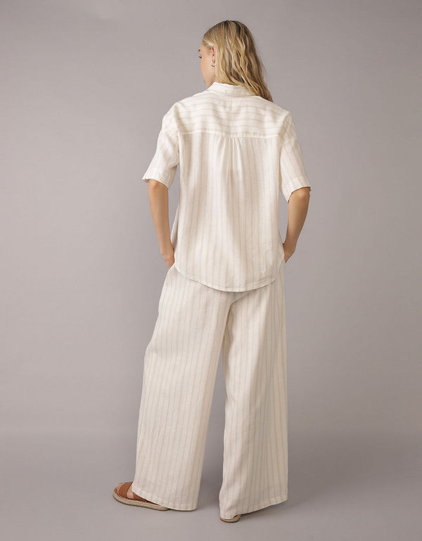AE Pantalones de Mezcla de Lino - Generico