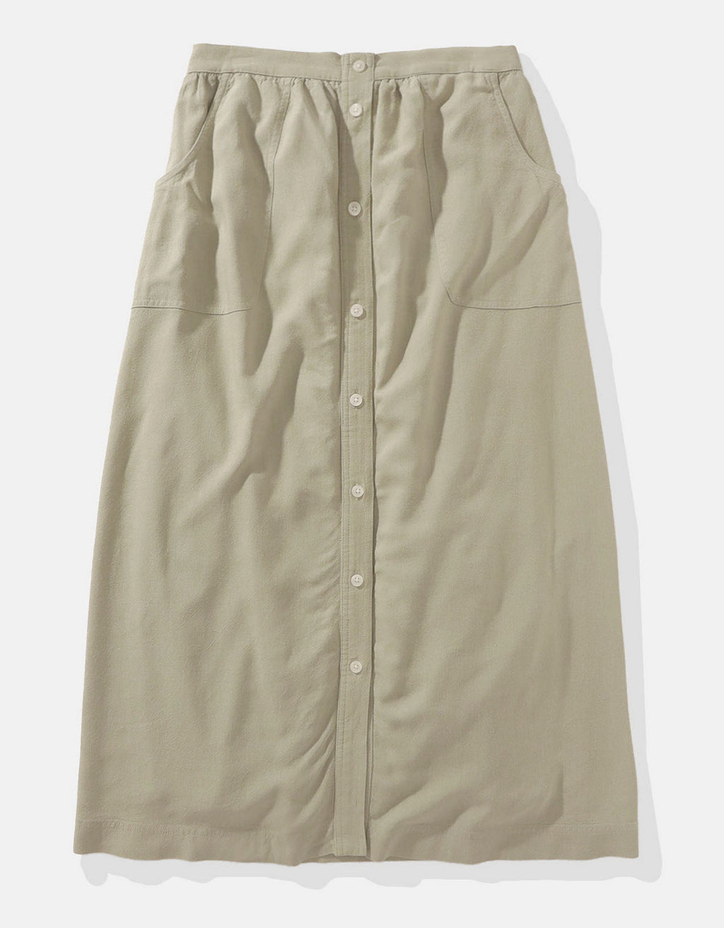 Falda AE larga con botones para mujer - Generico 0317_4909_341_f