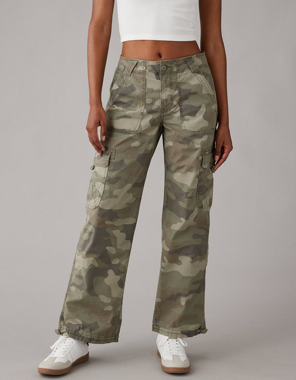 Jogger Aeo tipo cargo camuflado - Verde