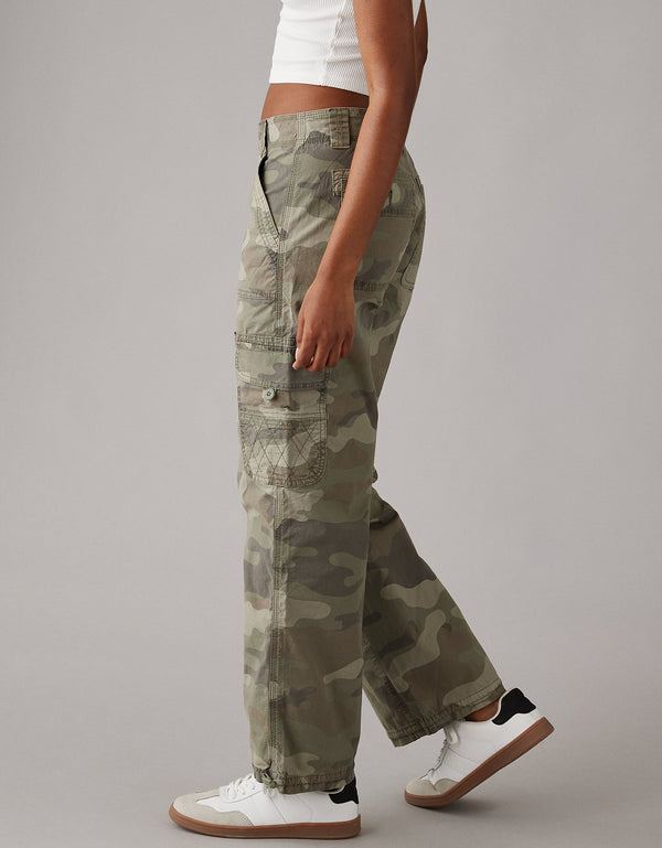 Jogger Aeo tipo cargo camuflado - Verde
