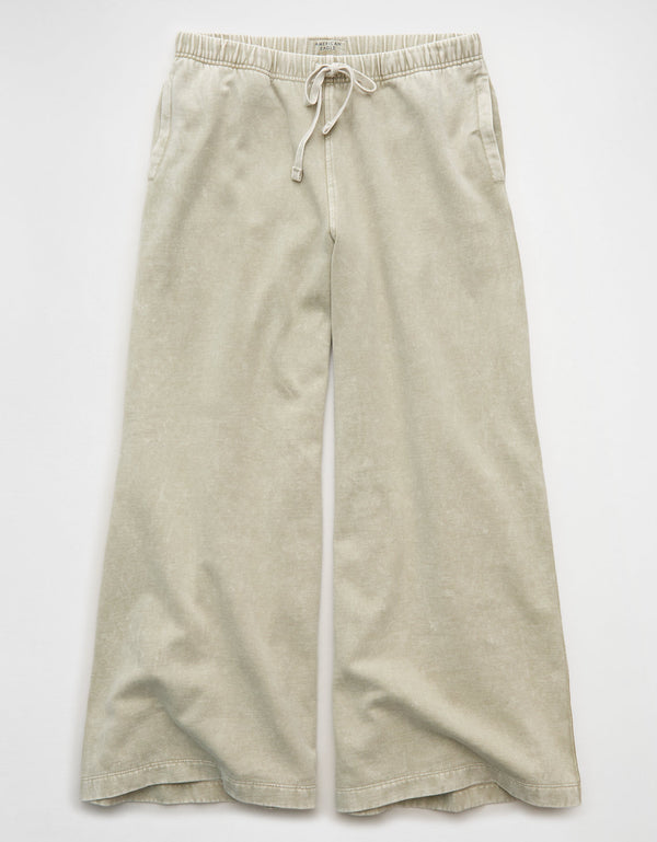 Pantalón Chándal Wide Leg Ae - Verde