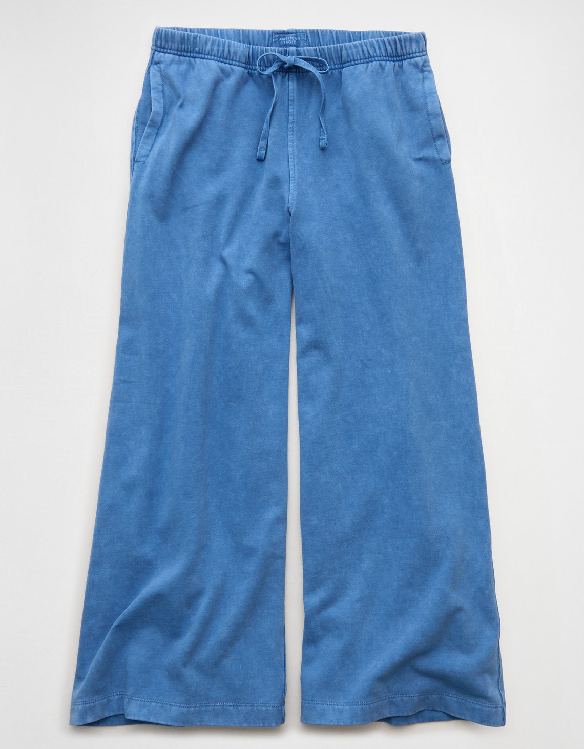 Pantalón Chándal Wide Leg Ae - Azul 0329_5683_400_f