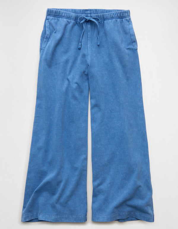 Pantalón Chándal Wide Leg Ae - Azul