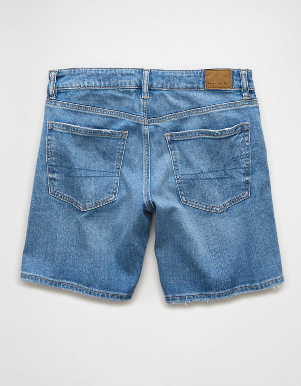 Ae Dreamy Drape Stretch 8 Jort holgado de tiro bajo - Azul