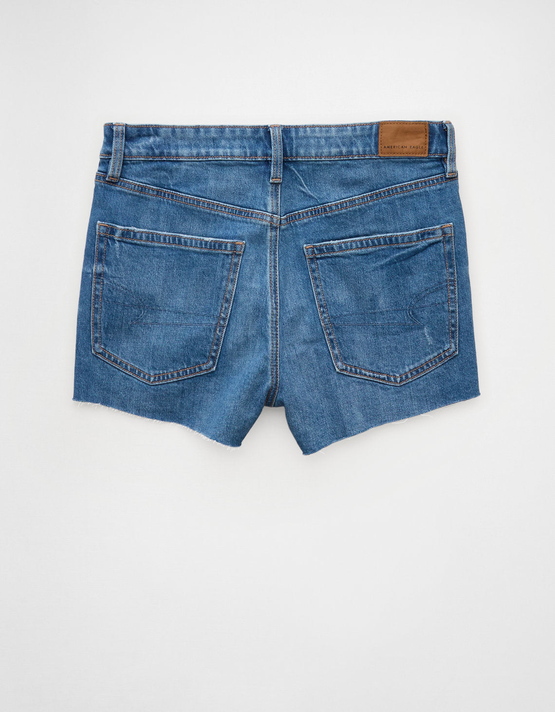 Ae Stretch Shortie Perfecto de Tiro Bajo - Azul 0333_8667_857_b