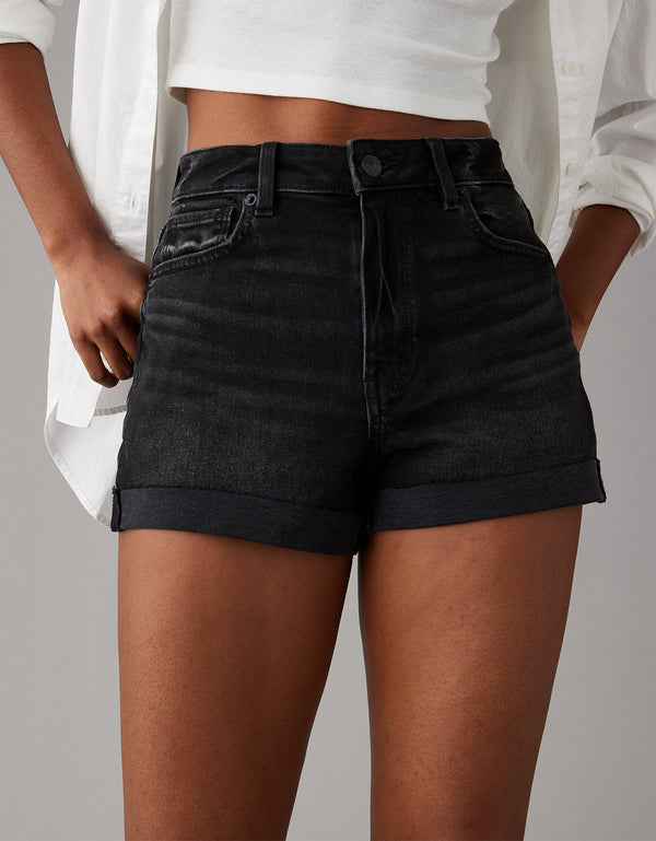 Short Ae mom - Negro