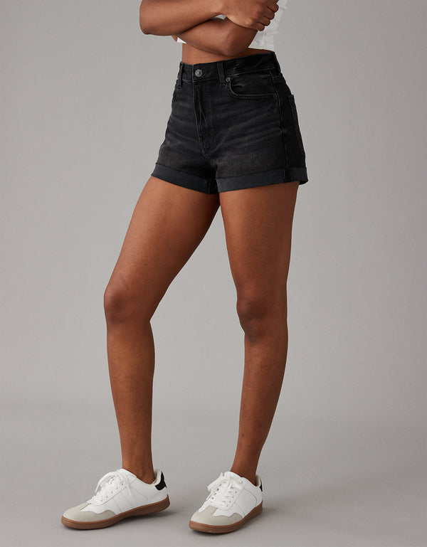 Short Ae mom - Negro