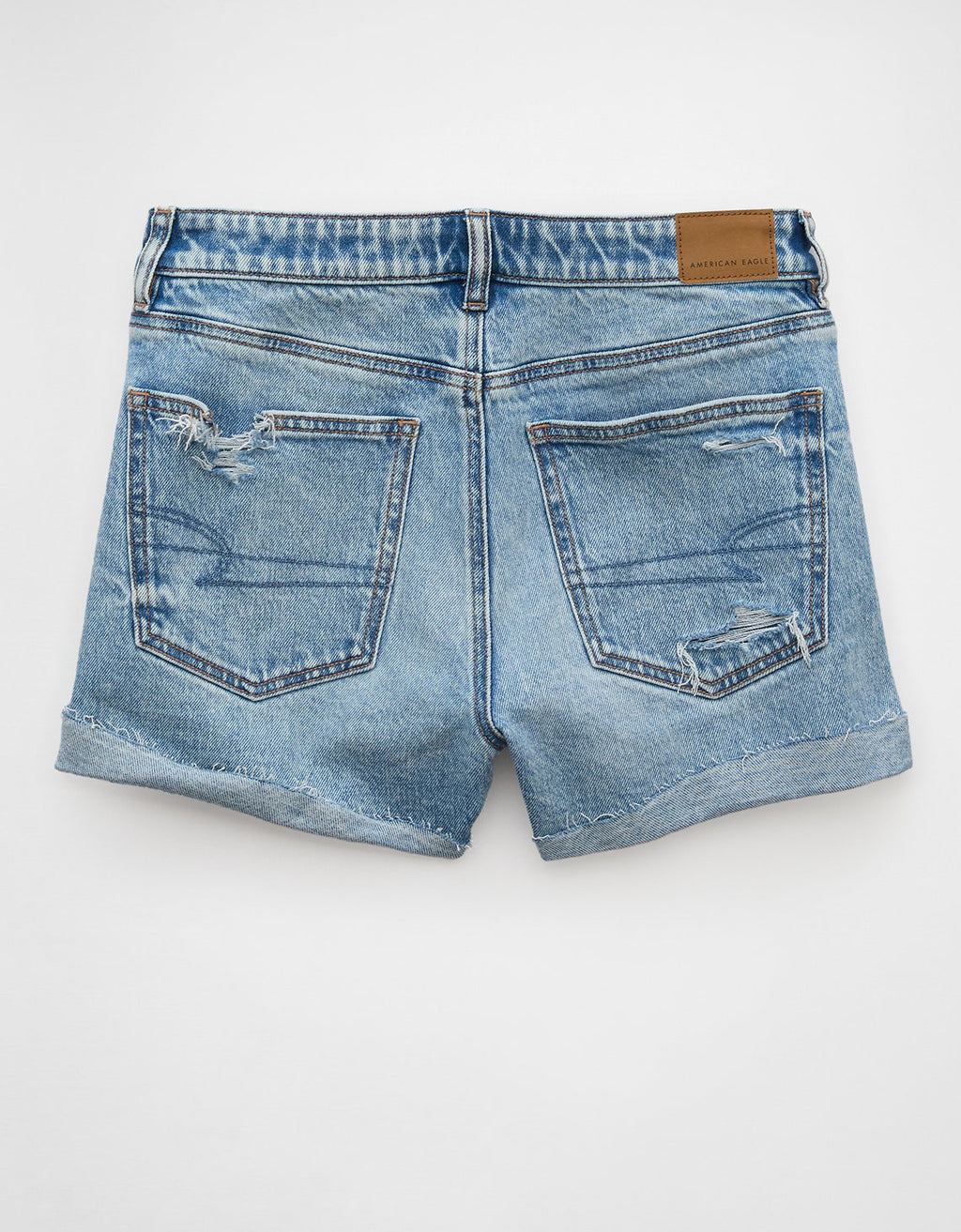 Short Mom en Denim con Rotos para Mujer - Azul 0338_8212_857_b