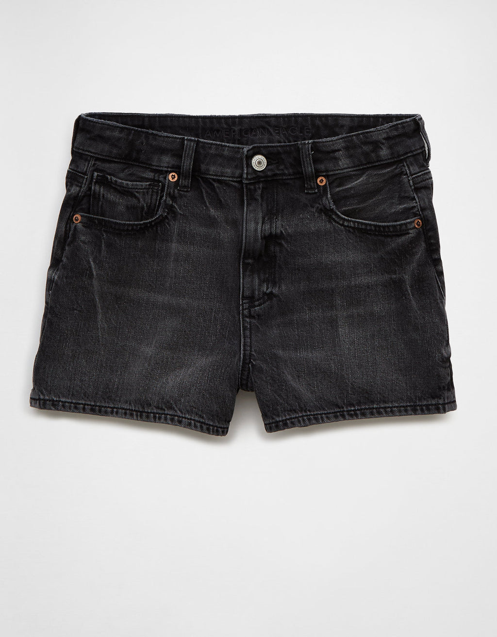 Short mom en denim de mujer AE - Negro 0338_8214_167_f