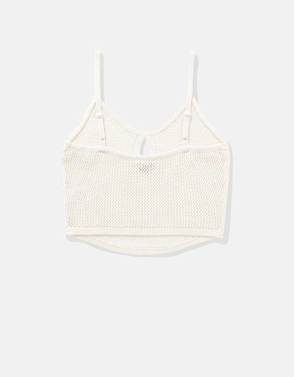 Blusa AE tejida sin mangas de rayas para mujer - Generico