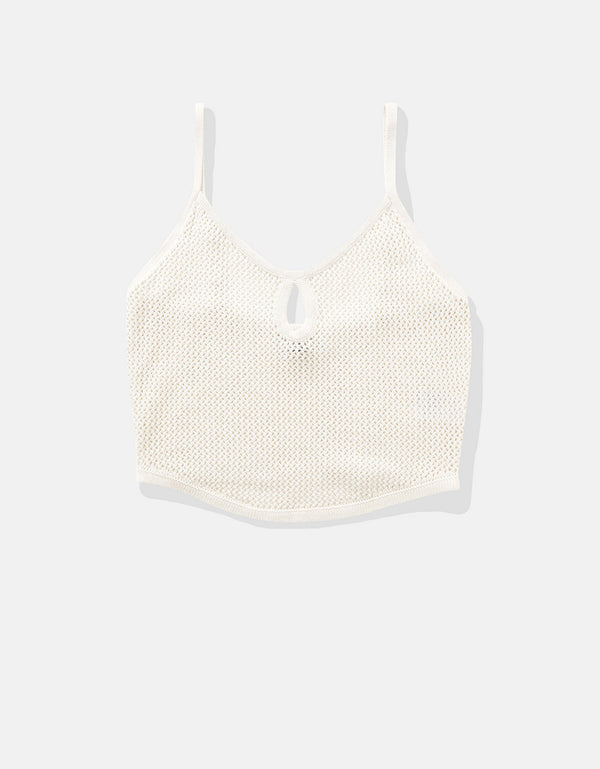 Blusa AE tejida sin mangas de rayas para mujer - Generico
