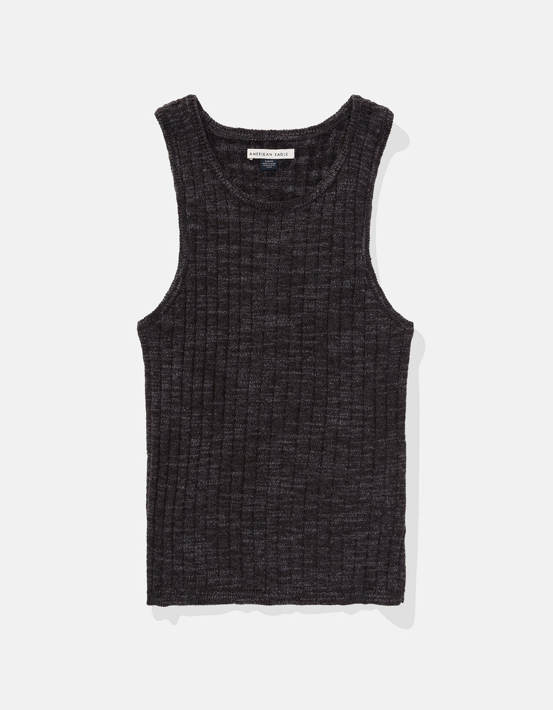 Tank top tejida de mujer AE - Negro 0341_1449_001_f