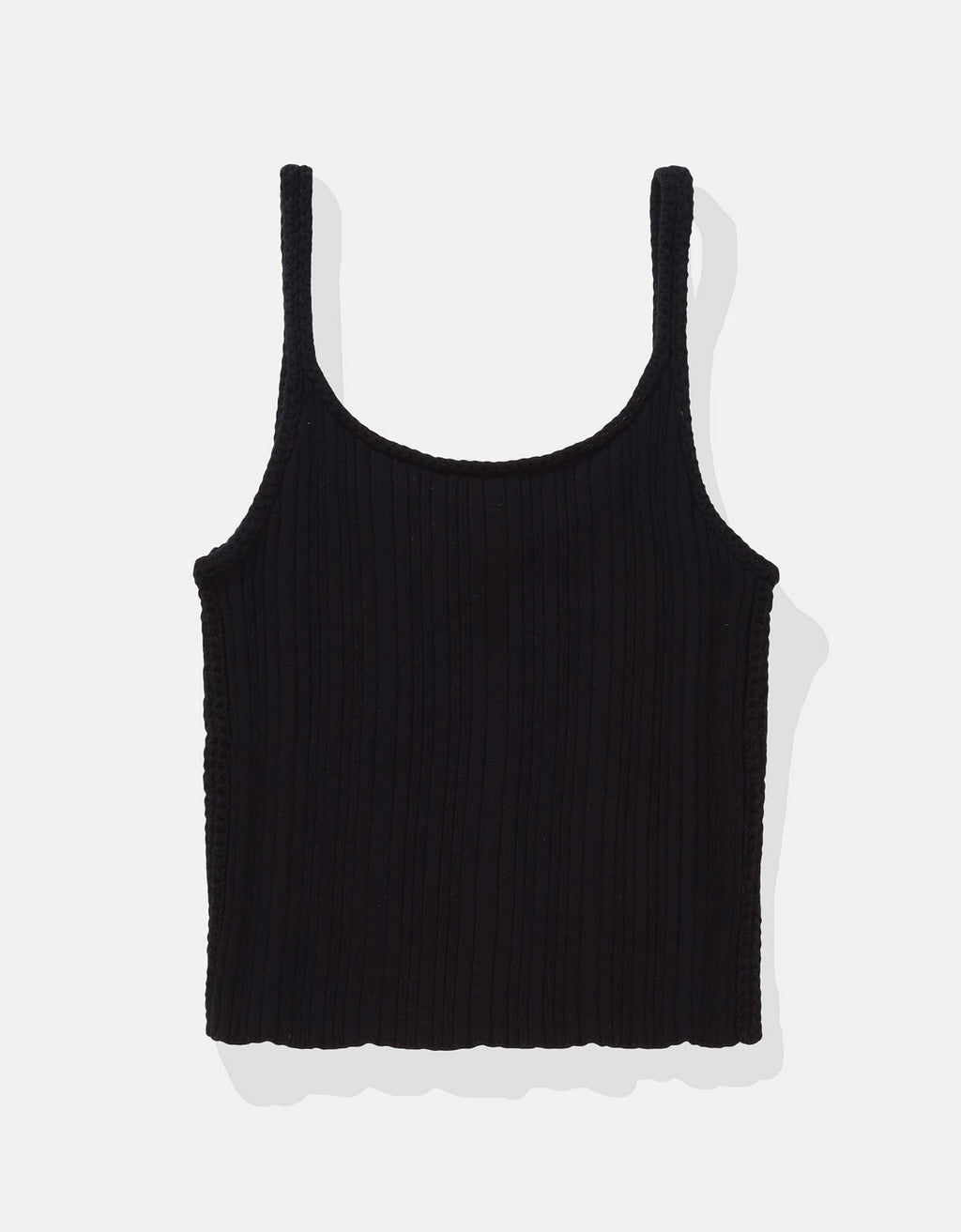 Top corto de crochet ae - Negro 0341_1470_064_b