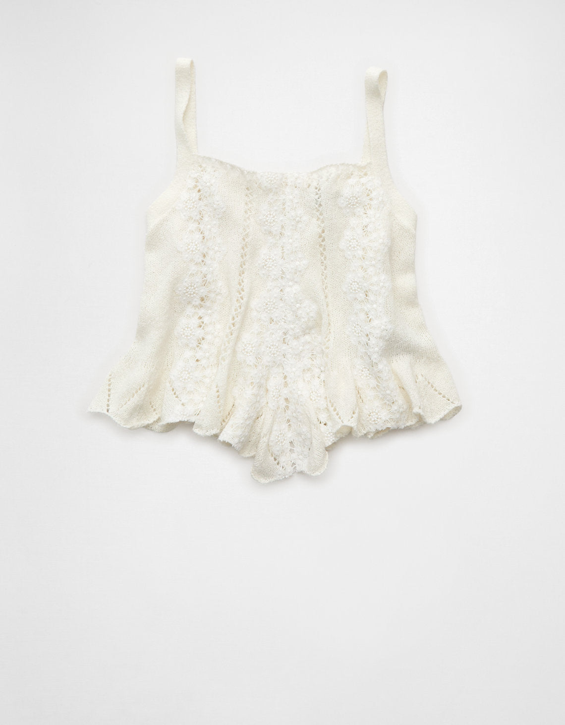 Tank Top con Encaje Ae - Blanco 0341_1514_100_f