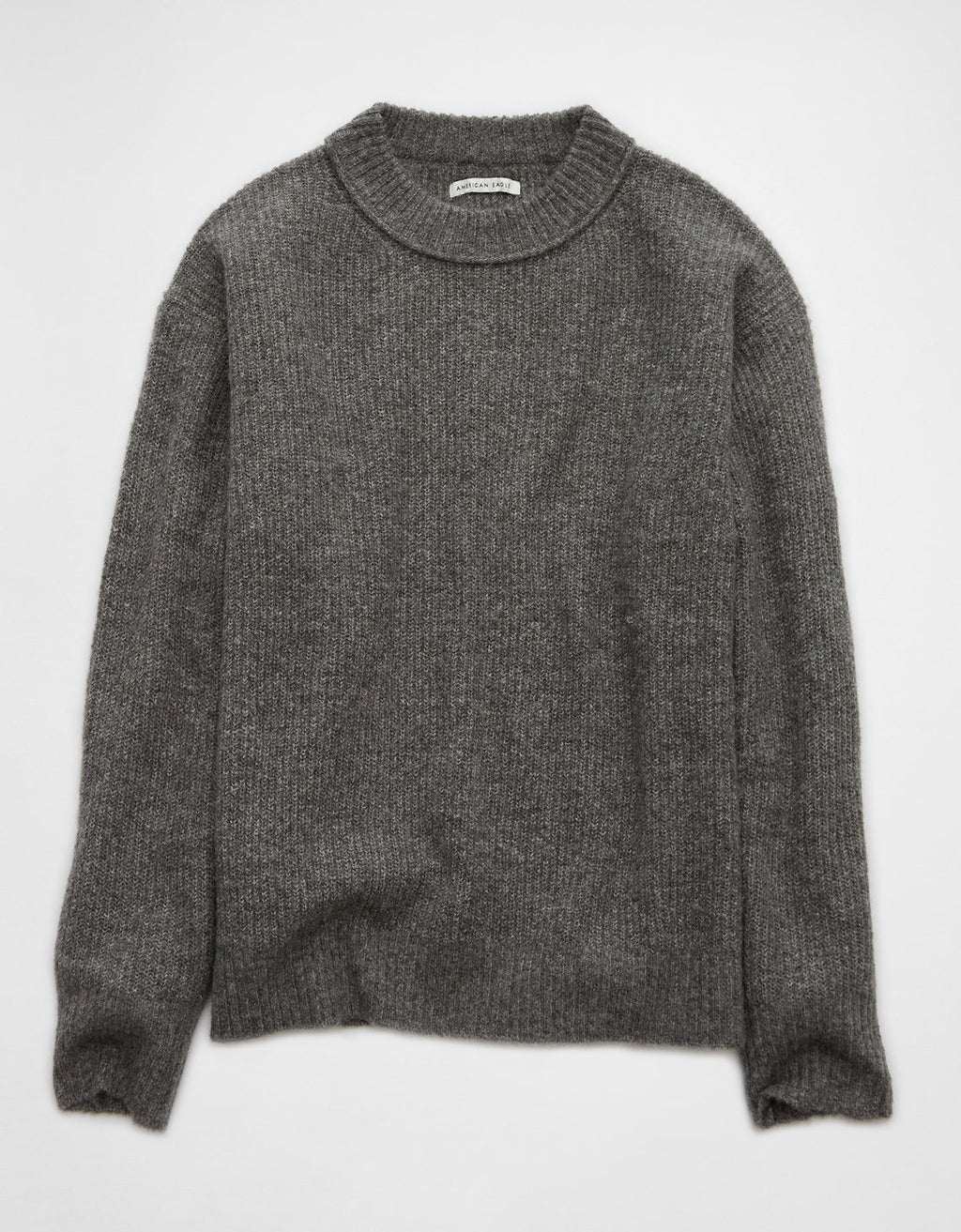 Suéter cuello redondo Manga Larga Mujer AE - Gris 0348_1370_020_f