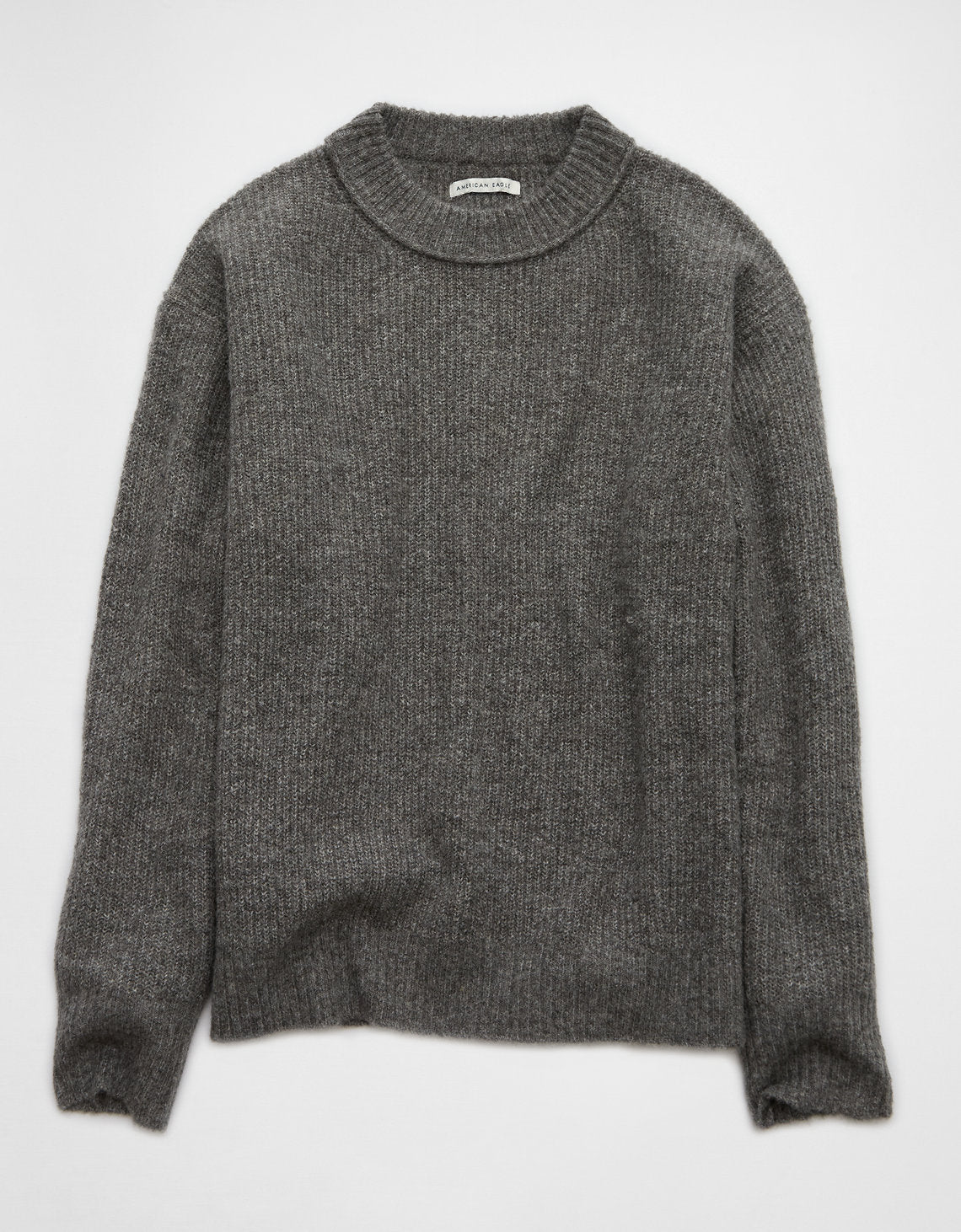 Suéter cuello redondo Manga Larga Mujer AE - Gris 0348_1370_020_f